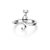 Cat Tail Open Ring