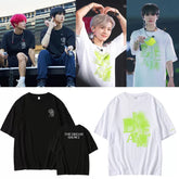 THE DREAM SHOW2 Cotton Letter Short-sleeved T-shirt