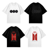 BANGTAN Comeback Printed Cotton T-shirt Top