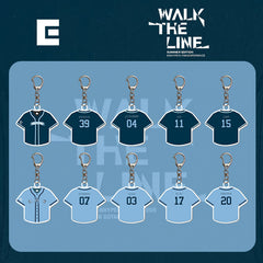 EN "WAIL THE LINE" Double-sided Keychain Pendant