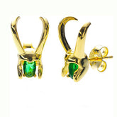 Creative Loki Helmet Earrings