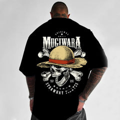 Men's Luffy Print Cotton T-shirt