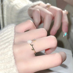 White Rose Ring
