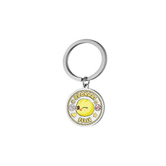 SKZ Printed Stainless Steel Keychain Pendant
