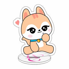 Cute Cartoon Transparent Acrylic Ornament