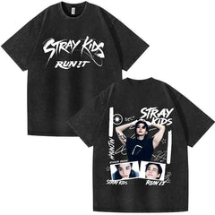 Vintage SKZ RUN IT Wash T-shirt