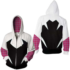 Unisex Spider Universe Digital Print Loose Hoodie