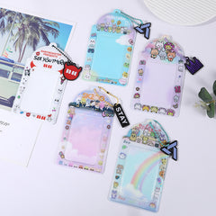 KPOP Cartoon Photocard Cover Key Chain Pendant
