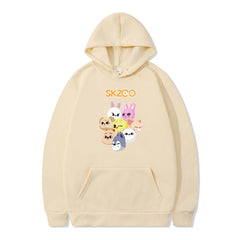 Unisex Cartoon Kpop Printed Leisure Sports Hoodie