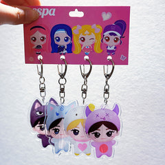 AE Doll Acrylic Pendant Keyring Set
