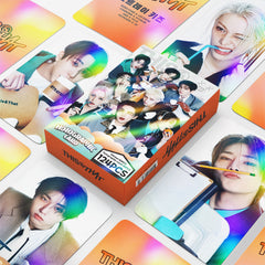 124PCS SKZ THIS & THAT Holographic Photocard Stickers