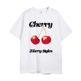 Cherry Cotton Short-sleeved T-shirt