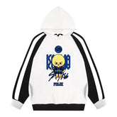 Karma Album Cartoon Printed Pocket Hoodie