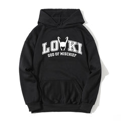 Unisex LOKI Printed Loose Casual Hoodie