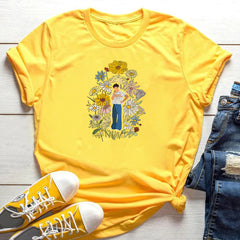 Casual Women's Crew Neck T-shirt