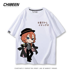 Versatile Dazai Anime Short Sleeve Summer T-Shirt