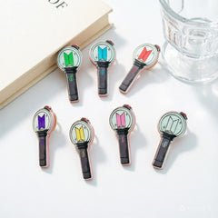 BANGTAN Lightstick Acrylic Brooch Set