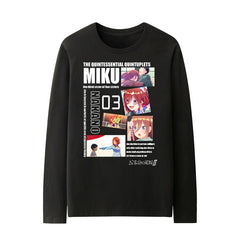 Men's Anime Long-sleeved Cotton T-shirt