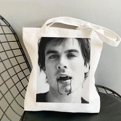 Trendy TVD Printed Canvas Shoulder Bag