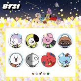 TATA SHOOKY COOKY RJ Tinplate Badge Mirror Keychain