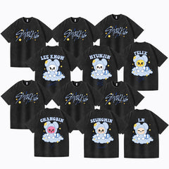 SKZ Doll Printed Wash T-shirt