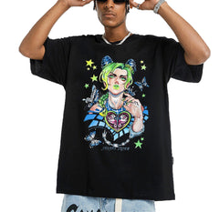 Unisex JOJO Graphic Printed Short-sleeved T-shirt