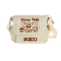 SKZ Pattern Shoulder Messenger Bag
