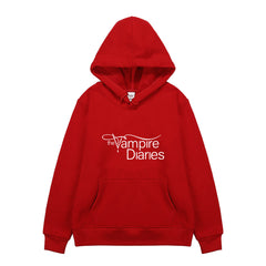 Unisex Tvd Logo Warm Pullover Hoodie