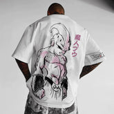 Men's Anime Print Cotton T-Shirt