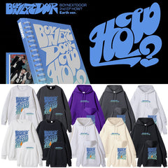 KPOP HOW Graphic Printed Pullover Hoodie