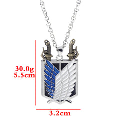 Anime Wings Logo Necklace Keychain