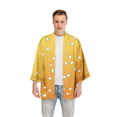 Unisex Anime Tanjiro Cosplay Kimono Cloak