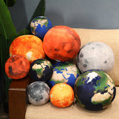 Solar System Planet Moon Pillow Plush Toys