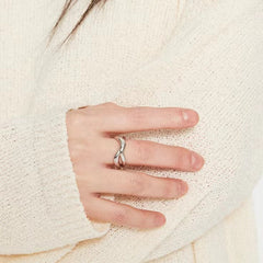 KPOP Style Silver Ring