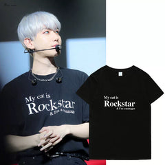 My Cat Is Rockstar Short-sleeved T-shirt