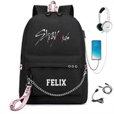 SKZ Chain Leisure Backpack