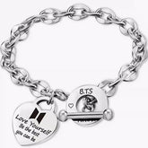 BANGTAN ARMY Titanium Steel Buckle Bracelet