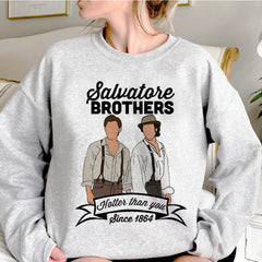 TVD Graphic Printed Grey Sweatshirt