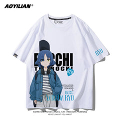 Versatile Women's Anime Cotton T-Shirt