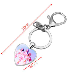 KPDH Heart Pendant Keychain