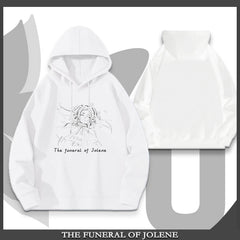 Casual Anime Print Loose Hoodie
