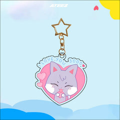Cute Cartoon Acrylic Keychain Pendant Gift