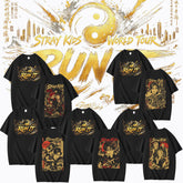 SKZ World Tour Run It Printed Black T-Shirt