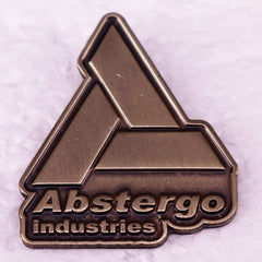 Abstergo Industries Game Retro Brooch Badge