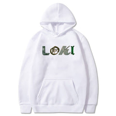 Unisex LOKI Graphic Print Loose Long Sleeve Hoodie