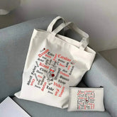 2-Piece TVD Tote Bag with Cosmetic Bag
