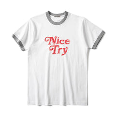 Rose Nice Try Round Neck Short-sleeved Tee