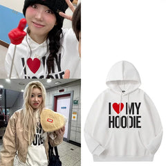 Chaeryeong I Heart My Hoodie Pullover Hoodie