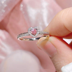 Pink Heart Ring