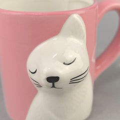 Kissing Cats Ceramic Mug